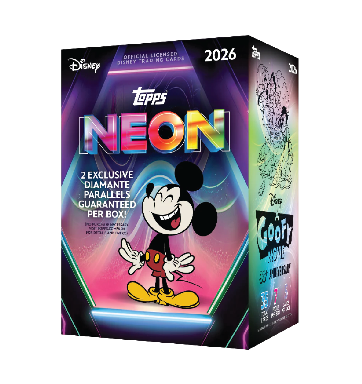 2026 Topps Disney Neon Value Box