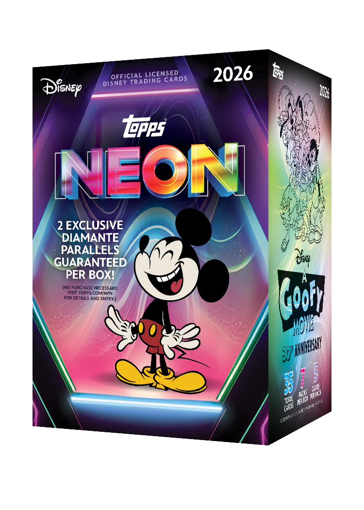 2026 Topps Disney Neon Value Box - 4/10/26 Release!
