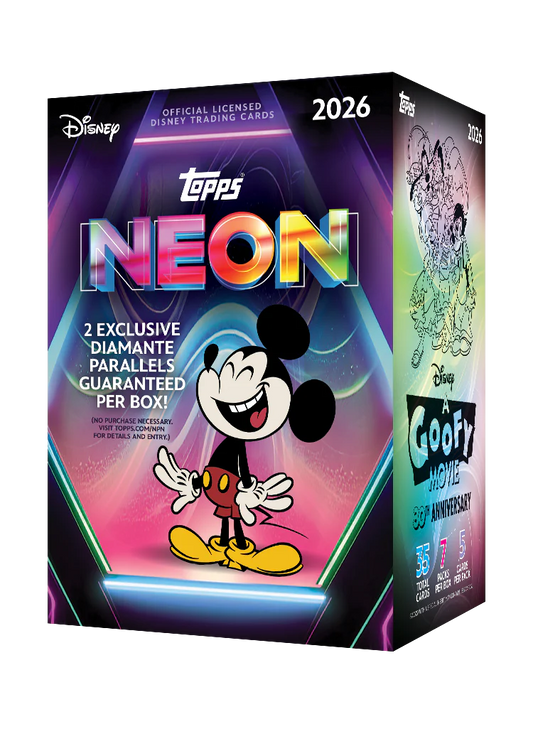 2026 Topps Disney Neon Value Box - 4/10/26 Release!