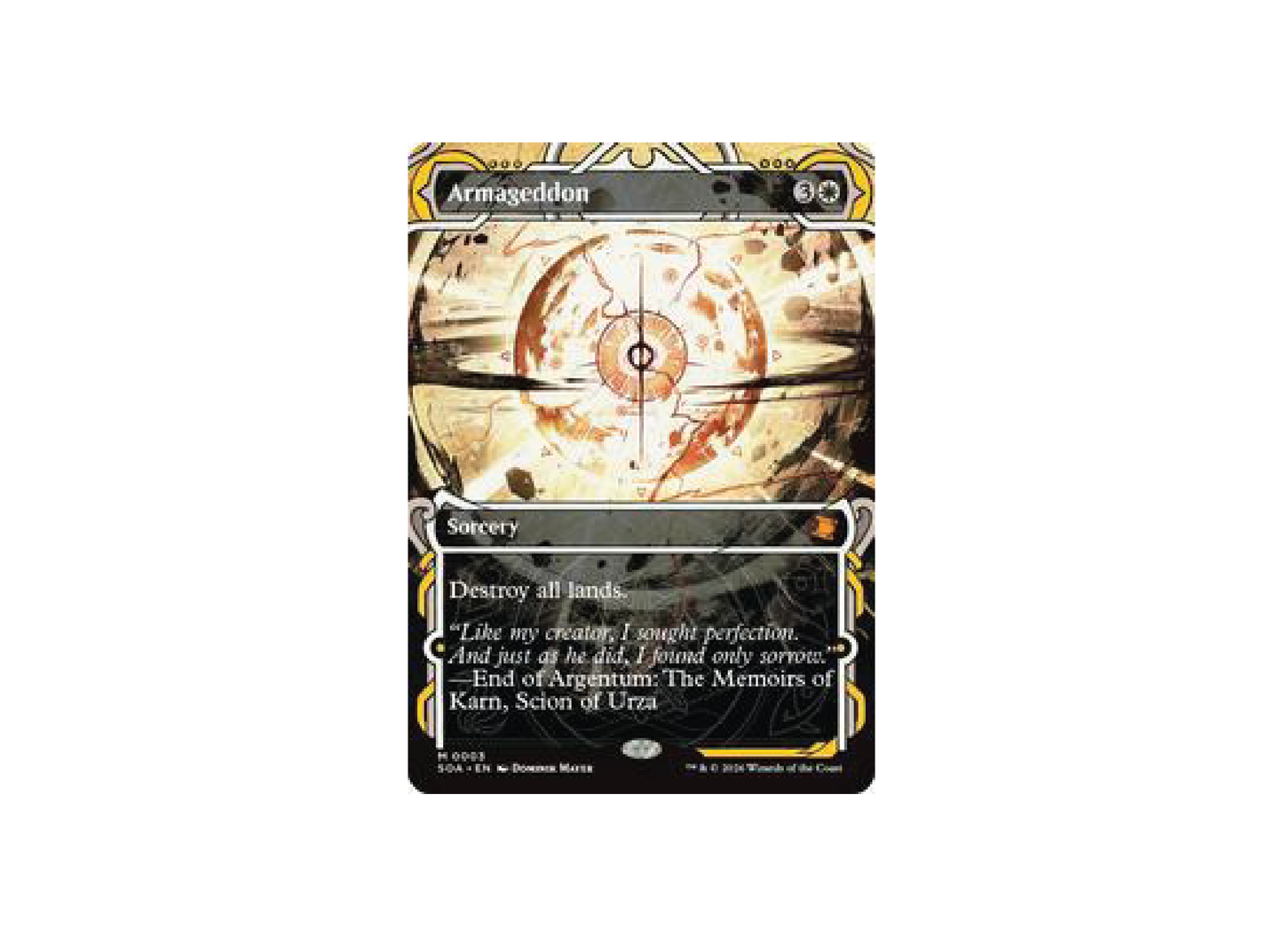 Armageddon (Borderless) | Magic: The Gathering | Secrets of Strixhaven