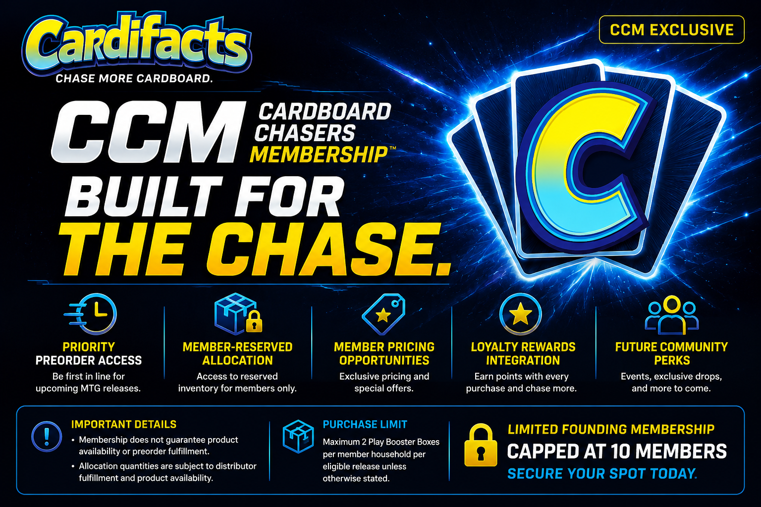 CCM — Cardboard Chasers Membership