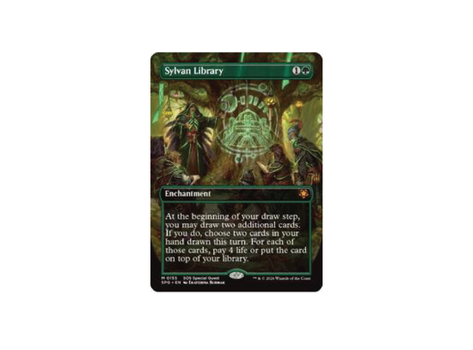 Sylvan Library (Borderless) | Magic: The Gathering | Secrets of Strixhaven